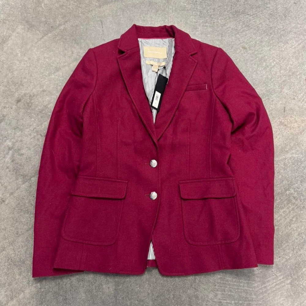 Women's Burgundy Blazer